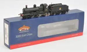 Bachmann branch-line OO Gauge 31-086 Earl Class 4-4-0 No.9017 BR [plain black early emblem