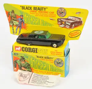 Corgi Toys 268 "The Green Hornet" Black Beauty - With green windows, spun hubs