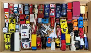 Matchbox, Ertl, Bburago and similar, an unboxed group comprising of Film and TV, Commercial, Emergency, Military, Aviation and similar