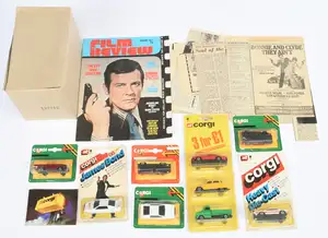 Corgi Juniors "James Bond" 60 Lotus Taken from The Film "The Spy Who Loved Me" - White and black