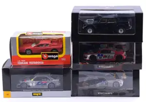 Minichamps, Bburago and Onyx, a boxed group of 1:43 scale racing and road car models to include Audi R8 LMS (Team Phoenix Racing), BMW Z4 M (Schubert Motorspor