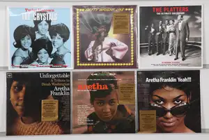 New Vinyl: A collection of classic Soul, R&B, and Girl Group albums featuring several high-quality modern pressings