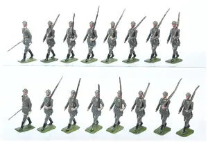 Britains - 2 x Set No. 432 'German Infantry, Steel Helmets', Unboxed