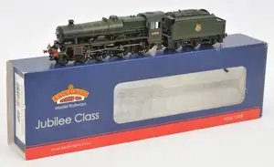 Bachmann branch-line OO Gauge 31-177DS Jubilee Class 4-4-0 No.45593 "Kohlapur" BR  lined green early emblem