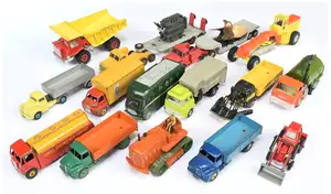Dinky Toys A Group Of 15 To Include - Mighty Antar Low-Loader With Propeller Load, Guy Warrior