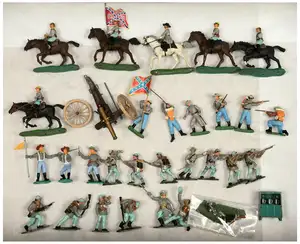 Britains, Swoppets, Timpo & Others - A Group of American Civil War Figures