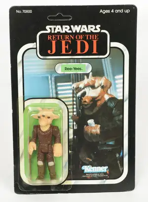 Kenner Star Wars vintage 3.75 inch action figure Ree Yees ROTJ 77A.
