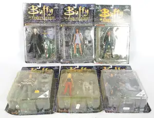 Moore Action Collectibles, a boxed Group of Buffy the Vampire Slayer Action Figures.