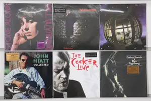 New Vinyl: A collection of classic rock and singer-songwriter LPs featuring audiop…