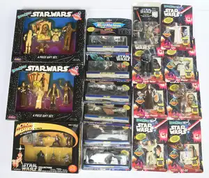 Galoob Star Wars Micromachines SPACE ships & vehicle sets, x 6. Justoys Bend-ems carded figures x6 with Gift Sets x2.