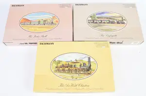 Bachmann (US) HO Gauge 00641 The Dewitt Clinton train set includes Locomotive and carriages. 00640 "The John Bull" & The Lafayette B&O. Please note Track, cont
