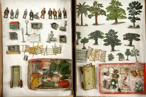 Britains & Similar- A Large Group of Farm Figures, Machinery & Accessories.