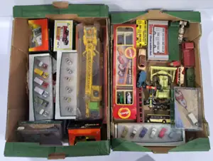 Corgi, Siku and others similar, a mixed group of boxed and unboxed diecast models and accessories to include Corgi Garage and 4 Cars set, Dinky Silver Jubilee 