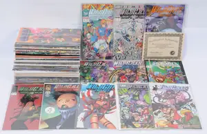 Image Comics, WildStorm & Dynamic Forces, WildC.A.T.s: Covert Action Teams Comics, Variant Covers & Mini-Series.  Includes WildC.A.T.s Trilogy #1 signed by Jae