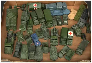 Dinky Toys Military A Group Of 34 To Include - Mighty Antar Tank Transporter With Centurion Tank