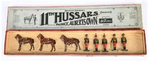 Britains - From Set No. 182 '11th Hussars (Dismounted)', Boxed