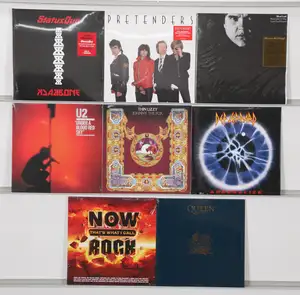 New Vinyl: A selection of rock and pop LP records featuring contemporary reissues and classic albums