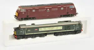 Bachmann branch-line OO gauge pair of diesel locomotives, comprising