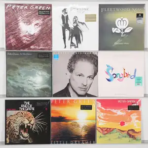 New Vinyl: A selection of rock and blues rock LPs featuring the solo discography of Peter Green alongside landmark releases from Fleetwood Mac and solo albums 