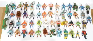 Mattel, a Unboxed Group of Masters of the Universe Action Figures