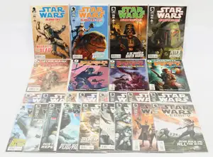 Dark Horse, Star Wars Comics, Boba Fett related & Legacy, includes Star Wars: Blood Ties - Boba Fett is Dead #1 to #4 Complete Mini-Series & Star Wars: Legacy 