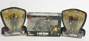 Hiya Judge Dredd carded & boxed action figure group