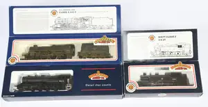 Bachmann OO Gauge group of 3x BR Black Steam Locomotives to include