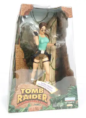 Playmates, a boxed #72002 Tomb Raider Starring Lara Croft Figure