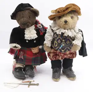 Little Folk & Deans Rag Book bear pair
