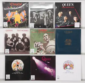 New Vinyl: A selection of modern 180g half-speed mastered vinyl record reissues by rock icons Queen, featuring several of their most acclaimed studio albums an