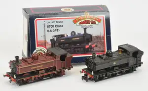 Bachmann Branchline OO gauge trio of GWR 57xx pannier tanks, comprising;