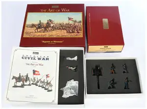 Britains - American Civil War Range, comprising: Set 31139 "Baptism at Manassas" & Set 17669 'Valley Series - Confederate Artillery Set #1'.