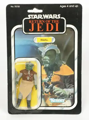Kenner Star Wars vintage 3.75 inch action figure Klaatu ROTJ 77A