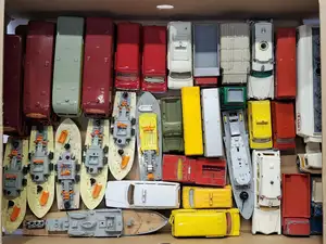 Dinky, an unboxed group comprising of Commercial, Emergency, Ships and similar