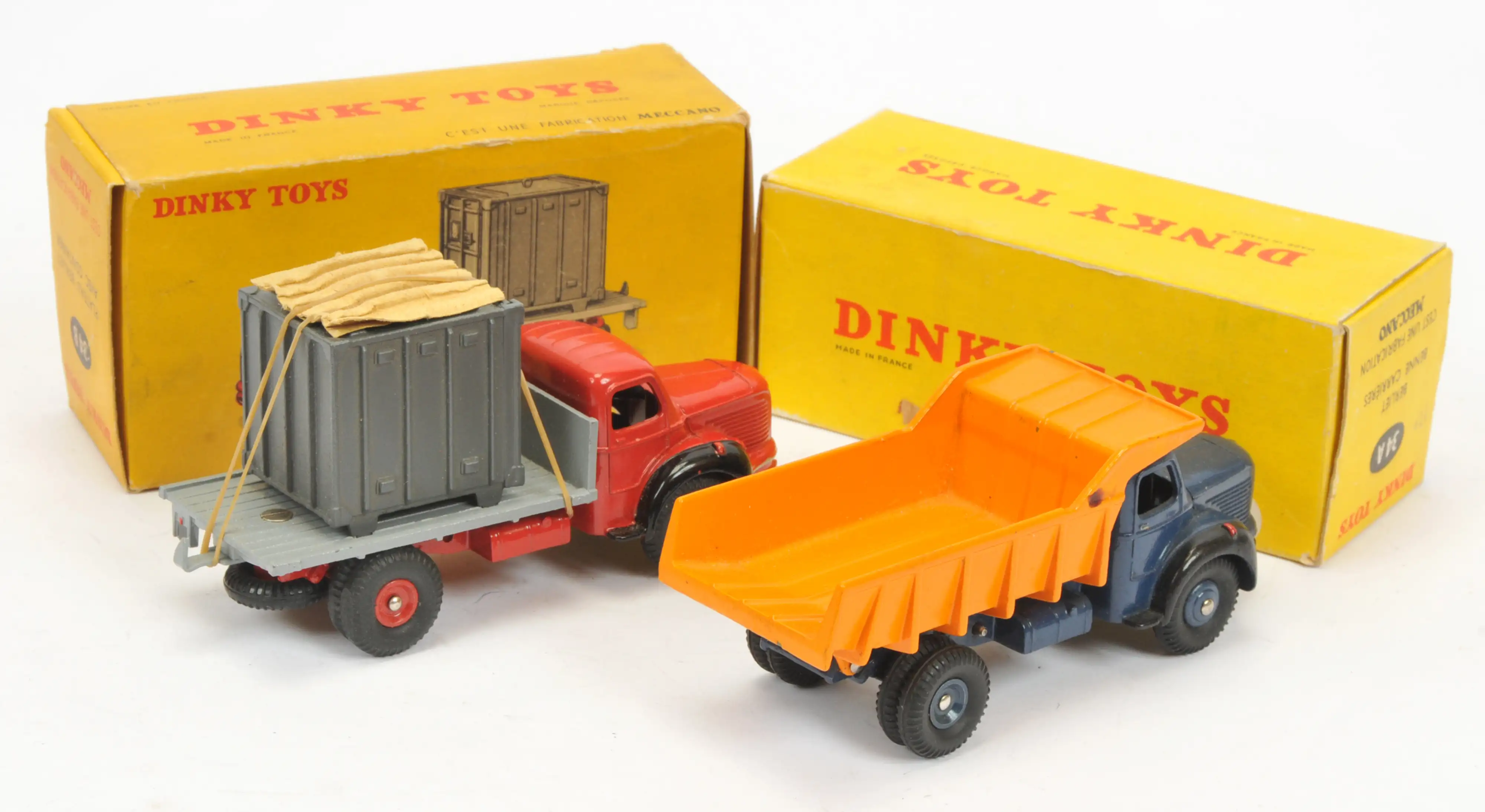 Dinky Toys France - Berliet Avec Container - Miniature De Collection Ancienne